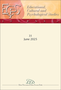 Immagine copertina libro Journal of educational, cultural and psychological studies (ECPS journal) (2025). Vol. 31: June