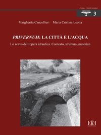 Immagine copertina libro Privernum: la città e l'acqua. Lo scavo dell’opera idraulica. Contesto, struttura, materiali