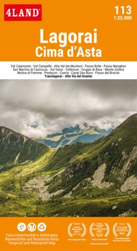 Immagine copertina libro Lagorai. Cima d'Asta 1:25.000