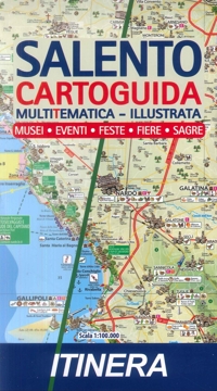 Immagine copertina libro Salento cartoguida multitematica illustrata