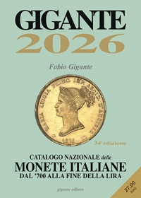 Immagine copertina libro Gigante 2026. Catalogo nazionale delle monete italiane dal '700 alla fine della lira. Con app
