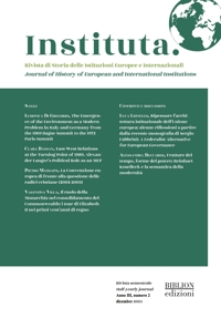 Immagine copertina libro Instituta. Rivista di Storia delle istituzioni europee e internazionali (2024). Ediz. bilingue. Vol. 2