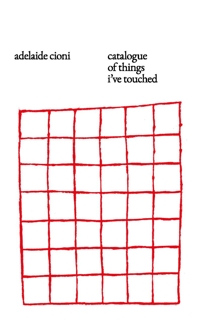 Immagine copertina libro Catalogue of things I’ve touched