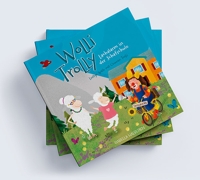 Immagine copertina libro Wolli Trolly. Lachalarm in der Schafschule. Lustige Späße mit Clownin Trolli. Ediz. a colori