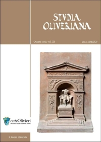 Immagine copertina libro Studia Oliveriana. Quarta serie (2025). Vol. 11