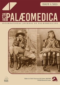 Immagine copertina libro Acta Palaeomedica. International Journal of Palaeomedicine. Ediz. italiana e inglese (2025). Vol. 1
