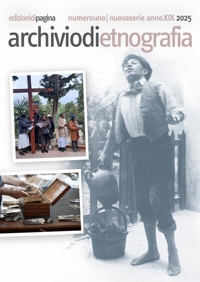 Immagine copertina libro Archivio di etnografia (2025). Vol. 1