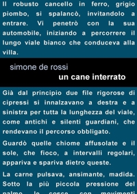 Immagine copertina libro Un cane interrato