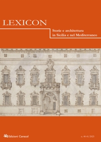 Immagine copertina libro Lexicon. Storie e architettura in Sicilia e nel Mediterraneo (2025). Vol. 40-41