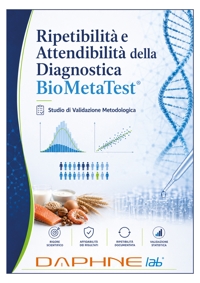 Immagine copertina libro Ripetibilità e attendibilità della diagnostica BioMetaTest. Studio preliminare su tecnologia MX Palladium (Daphne Lab®). Ediz. italiana, inglese e spagnola