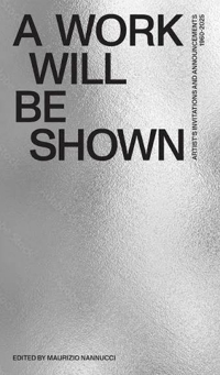 Immagine copertina libro A work will be shown. Ediz. italiana