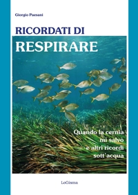 Immagine copertina libro Ricordati di respirare. Quando la cernia mi salvò e altri ricordi sott'acqua. Il mare è un ecosistema da conoscere meglio e preservare di più