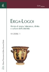 Immagine copertina libro Erga-Logoi. Rivista di storia, letteratura, diritto e culture dell'antichità. Ediz. italiana e inglese (2026). Vol. 2/1