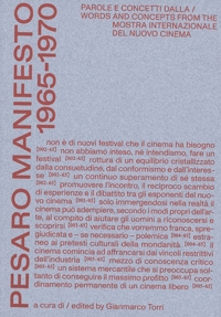 Immagine copertina libro Pesaro Manifesto 1965-1970. Ediz. italiana e inglese