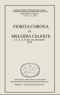 Immagine copertina libro Fiorita Corona di Melodia Celeste a 1, 2, 3, 4 voci con strumenti (1660)