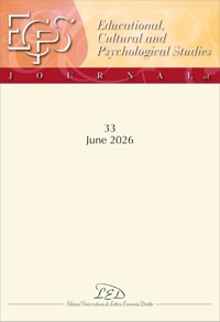 Immagine copertina libro Journal of educational, cultural and psychological studies (ECPS journal) (2026). Ediz. bilingue. Vol. 33
