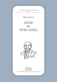 Immagine copertina libro Studi su Otto Lenel
