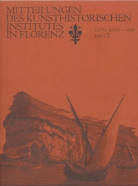 Immagine copertina libro Mitteilungen des Kunsthistorischen Institutes in Florenz. LXVII. Band - 2025 Heft 2